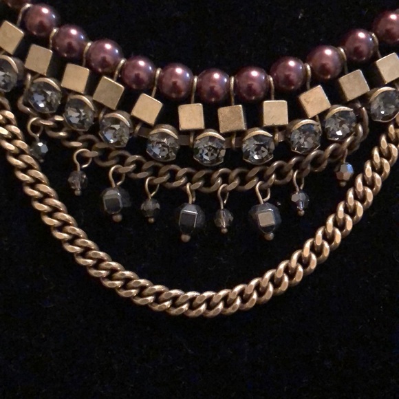 Silpada K&R Purple Jeweled Necklace - Picture 2 of 4